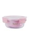 Round Borosilicate Glass Container