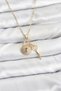 Stylish 316L Steel Chain Gold Color Lock Key Model Zircon Stone Women's Necklace Teachers Mothers Love