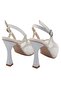 White Tulle Classic Heel Women's Shoes - 3