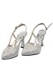 Silver Women's 8 cm Heeled Shoes - 2