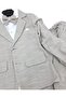 Boy's 2-9 Years Old 3-Piece Stylish Bow Tie Holiday Suit with Linen Jacket, Pants and Shirt, 100% Cotton - 4
