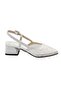 White Tulle Classic Low Heel Women's Shoes