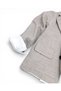 Boy's 2-9 Years Old 3-Piece Stylish Bow Tie Holiday Suit with Linen Trousers, Shirt and Jacket, 100% Cotton - 3