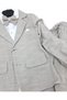 Boy's 2-9 Years Old 3-Piece Stylish Bow Tie Holiday Suit with Linen Trousers, Shirt and Jacket, 100% Cotton - 4
