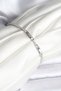 Stylish Snake Model Zircon Stone Silver Color Brass Waterway Women's Bracelet Teachers Mothers Valentine's Day - 2