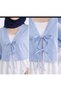 Modern Hijab Kimono Shirt with Front Tie and 2 Ties - 2