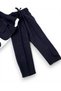 Boy's 2-9 Years Old 3-Piece Stylish Bow Tie Holiday Suit with Linen Trousers, Shirt and Jacket, 100% Cotton - 3
