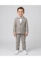Boy's 2-9 Years Old 3-Piece Stylish Bow Tie Holiday Suit with Linen Jacket, Pants and Shirt, 100% Cotton
