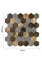 3D Self-Adhesive Metal Composite Wall Tile 29 cm X 28.8 cm (2 Pieces - 0.167 m²) - 5