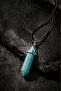 Natural Turquoise Stone Necklace – Stylish and Energy-Infusing Necklace with Turquoise Crystal Tip - 3