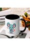Rat Holding A Balloon 11oz Ceramic Color Coffee Mug - 5