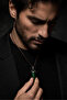 Natural Green Stone Necklace – Stylish and Energy-Infusing Necklace with Crystal Point - 2
