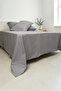 100% Cotton Satin Striped Duvet Cover Set Double Size with Elastic Sheet 200X220 - 4