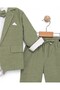 Baby Boy Linen Jacket, Trousers, Snap Button Shirt, 3-6-9-12-18-24 Months Stylish Bow Tie 4-Piece Set - 5