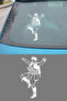 Zeybek Car Sticker with Efe Figure - Traditional Zeybek Figure Sticker 9X15Cm