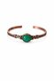 Malachite Natural Stone Copper Women's Bracelet for Scorpio, Capricorn, Taurus Signs - 2