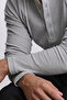 Henley Collar Buttoned Slim Fit Long Sleeve Men's T-Shirt - 5