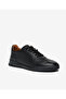 Men's Black Genuine Leather Sneaker Shoes 6Y1Ua19221 - 2