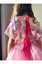 Girl's Sequined Blouse and Tulle Skirt Set – Party Outfit with Back Detail - 3