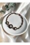 Crystal Stone Daisy Figure Pearl Bracelet - 3