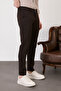 Men's a Quality Slim Fit Fabric Pants - 5
