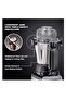 Professional Juicer Mixer Grinder 1400W 3 Stainless Steel Jars 58770-IN Black - 2