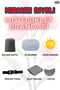 Red Biblaced Gray Motorcycle Cover (4 Seasons)-Waterproof - 2