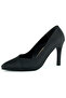 Victoria Black Satin Pointed Toe Thin Heeled Evening Dress Shoes - 4