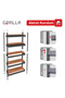 Gorilla Modüler Raf / Ahşap / Antrasit - 5