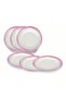 Porcelain Dinner Plate, 10.5 inches, 6pcs - 3