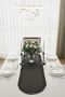 Washable Wicker Runner 33X100 cm - Oval Jute Look Knitted Tablecloth - Bohemian & Scandinavian - 3