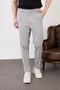 Men's Double Button Pleated Lycra Fabric Pants - 6
