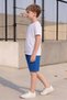 Boy's Multi-Colored Printed Top Choice Shorts Set - 2