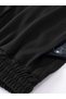 Black Women's Short Shorts - Black High-Waisted Shorts with No Visible Underwear, Oversized, Tie-Waist Black Shorts - 6