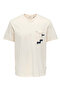 تي شيرت Onsperry Life Reg Leaf Ss Pockettee Ecru للرجال 22025286