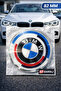 Bmw Front Logo 82 mm Trunk and Hood Emblem Compatible with All Models - 4