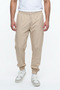 Men's Summer Baggy Cut Ultra Thin Parachute Fabric Sweatpants with Zipper Pockets and Elastic Cuffs