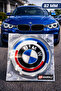 Bmw Front Logo 82 mm Trunk and Hood Emblem Compatible with All Models