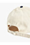 Embroidered Cotton Color Contrast Cap Hat - 4