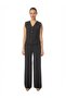 High Waist Wide Leg Classic Fabric Trousers