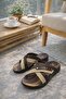 Rope-Strapped Black Slippers Street Summer Slippers - 2