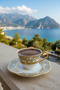 Elegant Embossed Foil Gilded Coffee Cup Set for 6 People Daisy Model - 3