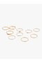 Stone Detailed 10-Piece Ring Set
