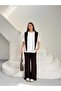 Shawl Collar Garnished Modal Fabric Women's Tracksuit Set - 3