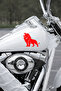 King Lion Car Sticker - Car Sticker with Strong Lion Figure - Car Accessory 15X13Cm - 4