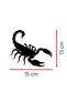 Scorpion Car Sticker - Aggressive Design Vehicle Sticker - Motor Sticker 15X13Cm - 4