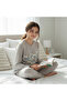 Young Girl's Cotton Collared Buttoned Pocketed Gift Light Brown Color Bottom Top Pajama Set Al501 V1 Bb24 - 4
