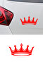 King's Crown Car Sticker - Royal Crown Vehicle Sticker - Motor Sticker 15X8Cm