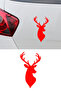 Deer Car Sticker - Deer Silhouette Vehicle Sticker - Car Accessory Sticker 9X15Cm