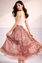 High Waist Bohemian Shawl Patterned Midi Skirt – Flowy Fabric, Elastic Waist, Premium Casual & Stylish Combination - 7